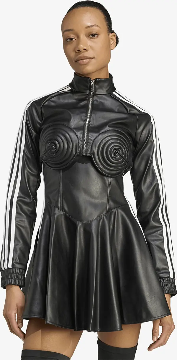 adidas Originals Jakna adidas x Jeremy Scott Faux Leather Track Top Black XS