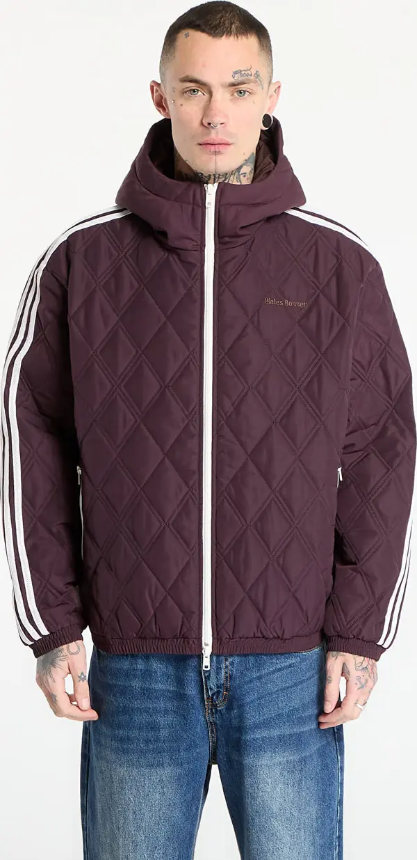 adidas Originals Jakna adidas x Wales Bonner Quilted Jacket Shadow Maroon/ Yellow XL