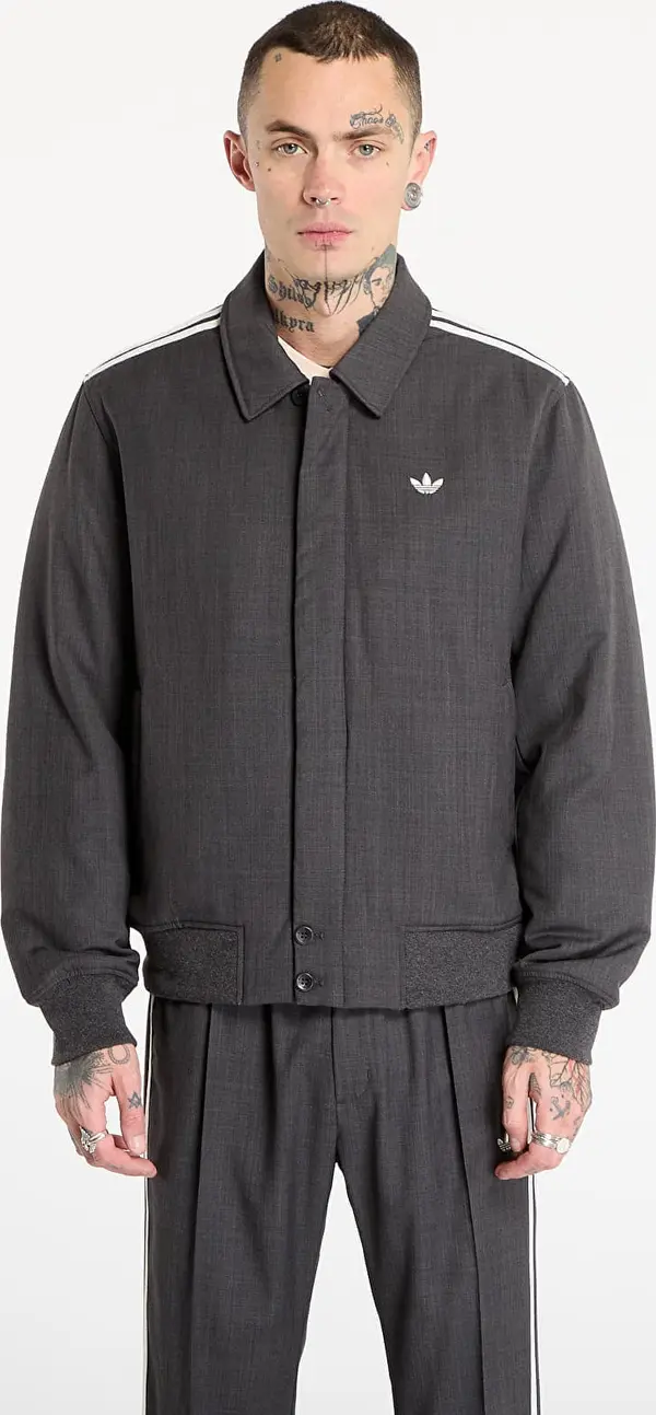 adidas Originals Jakna adidas x Wales Bonner Wool Blouson Dark Grey Heather/ Night Navy S