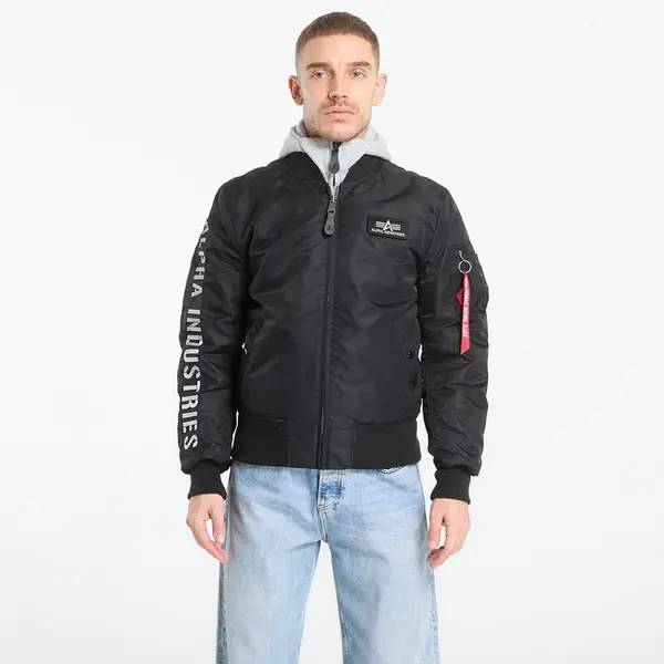 Alpha Industries Jakna Alpha Industries MA-1 D-Tec SE Black / Grey S