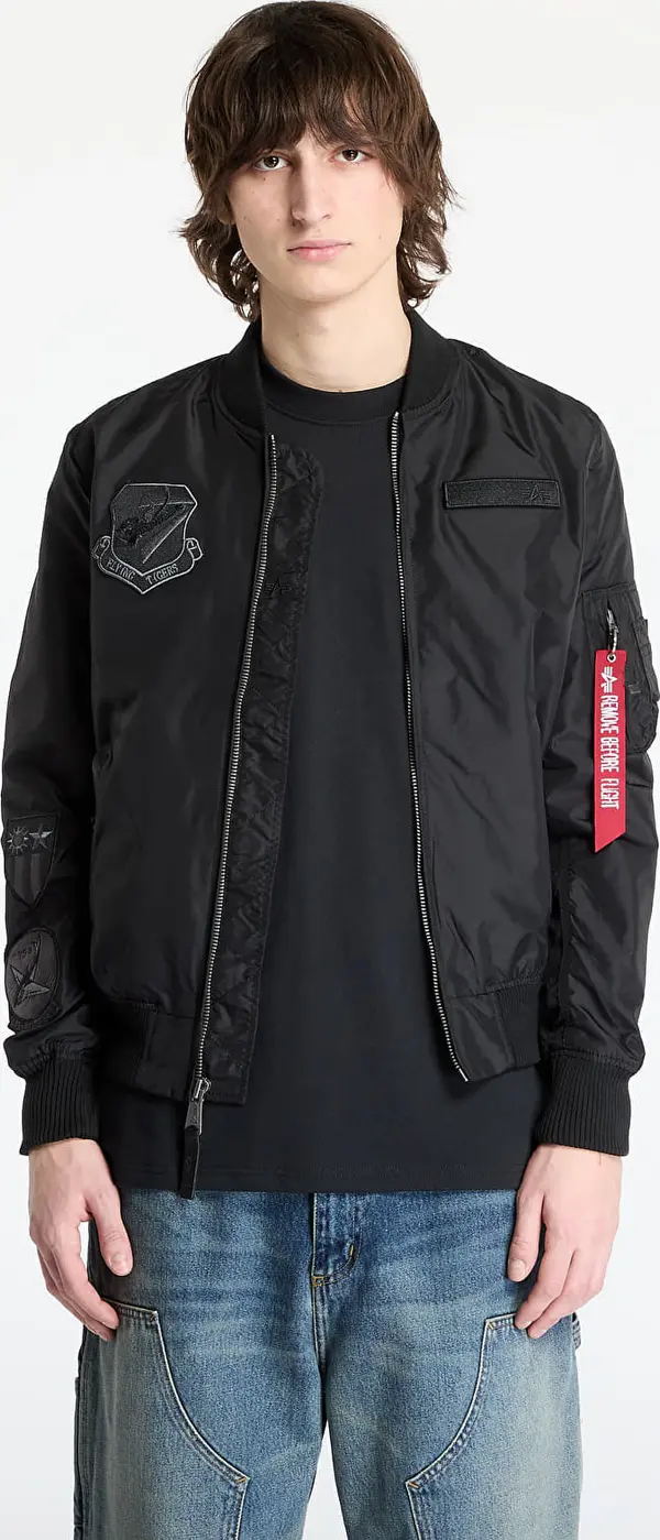 Alpha Industries Jakna Alpha Industries MA-1 TT Flying Tigers Black M
