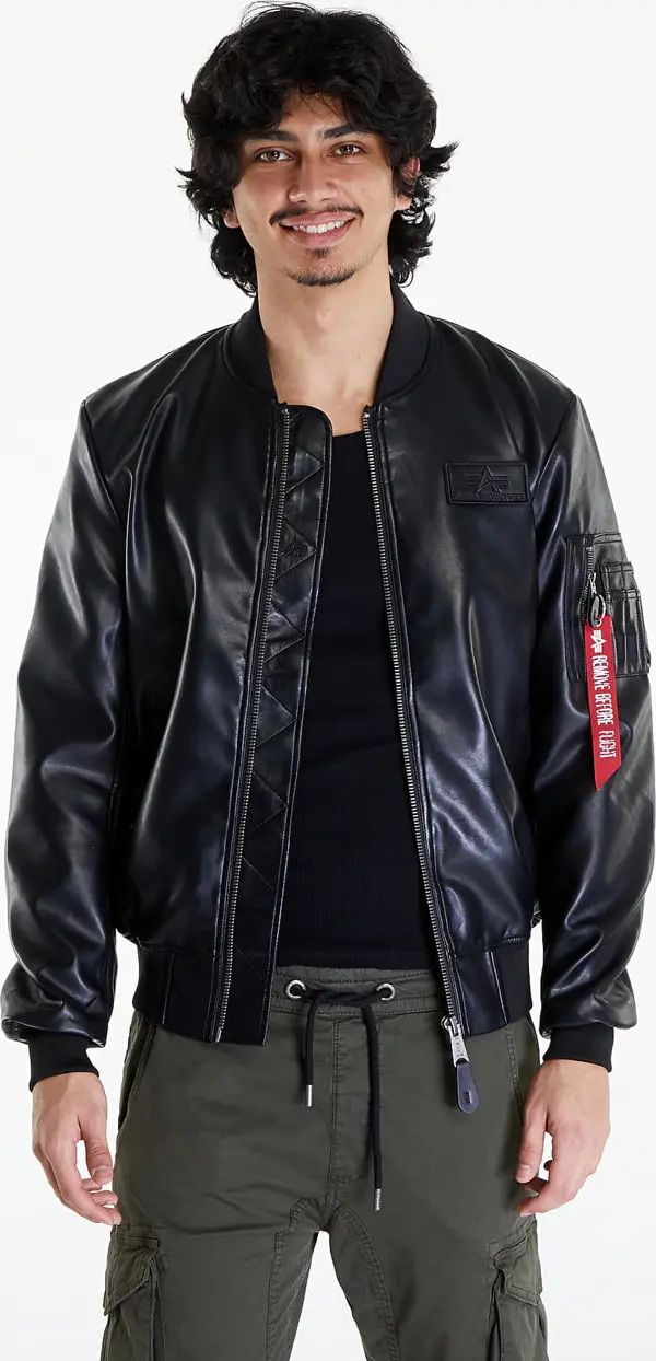 Alpha Industries Jakna Alpha Industries MA-1 VF Vegan Leather Black XL