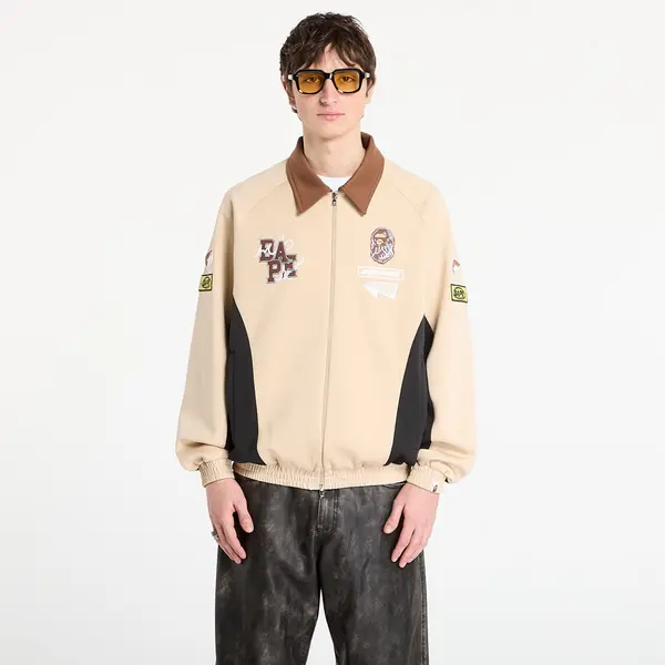 A BATHING APE Jakna BAPE® x FOOTSHOP - Track Jacket UNISEX Beige XL