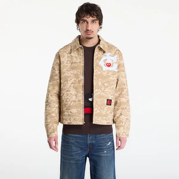 Billionaire Boys Club Icecream Jakna Billionaire Boys Club Icecream Snakeskin Quilted Work Jacket Light Brown XXL
