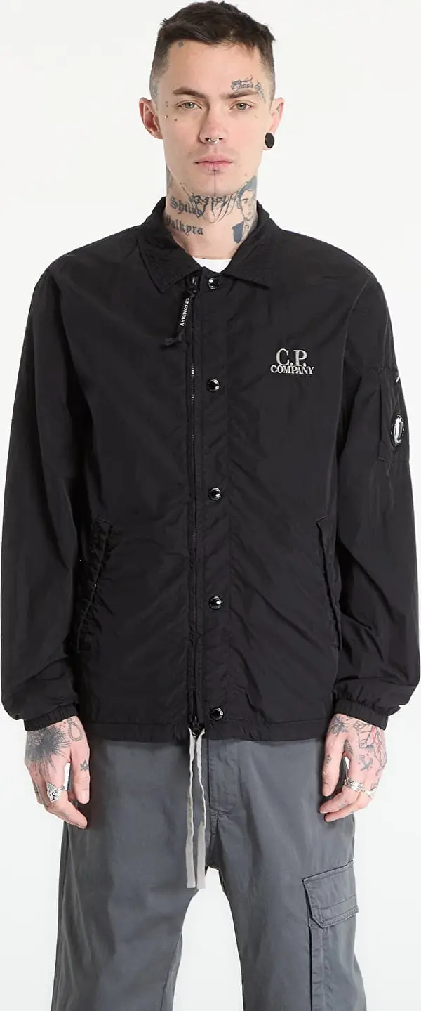 C.P. Company Jakna C.P. Company Chrome-R Zipped Lens Overshirt Black S