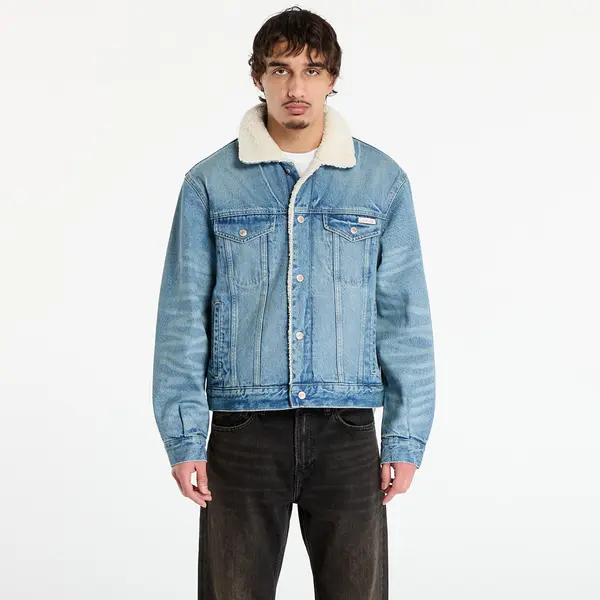 Calvin Klein Jakna Calvin Klein Jeans 90S Sherpa Trucker Jacket Blue M