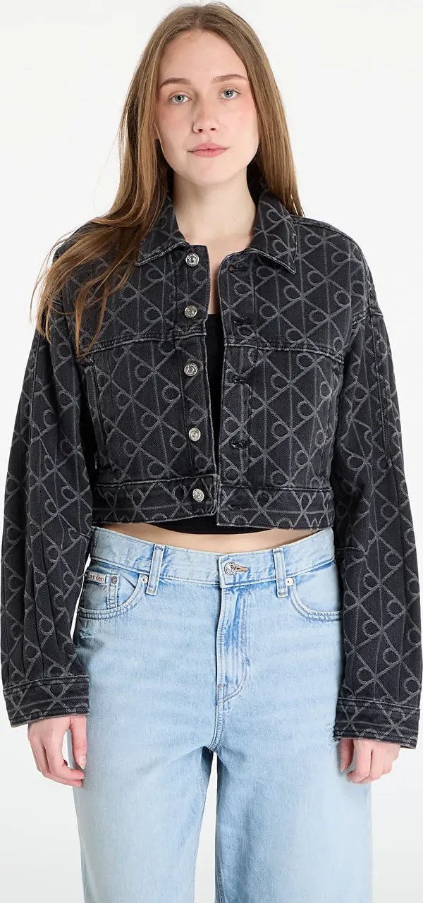 Calvin Klein Jakna Calvin Klein Jeans Articulated Denim Jacket Black XS