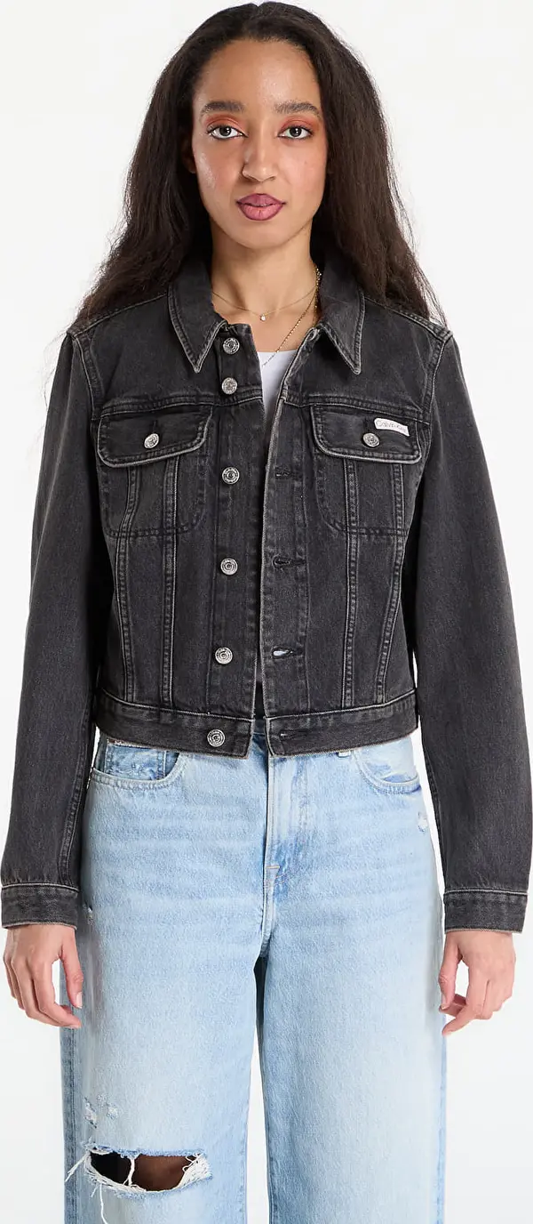 Calvin Klein Jakna Calvin Klein Jeans Cropped 90S Denim Jacket Black L