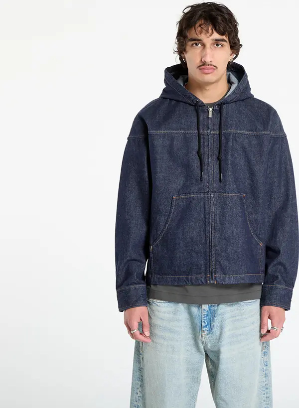 Calvin Klein Jakna Calvin Klein Jeans Denim Zip Front Hood Jacket Blue M