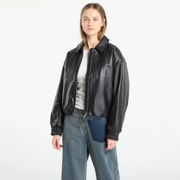 Calvin Klein Jakna Calvin Klein Jeans Faux Leather Insulated Jacket Black L