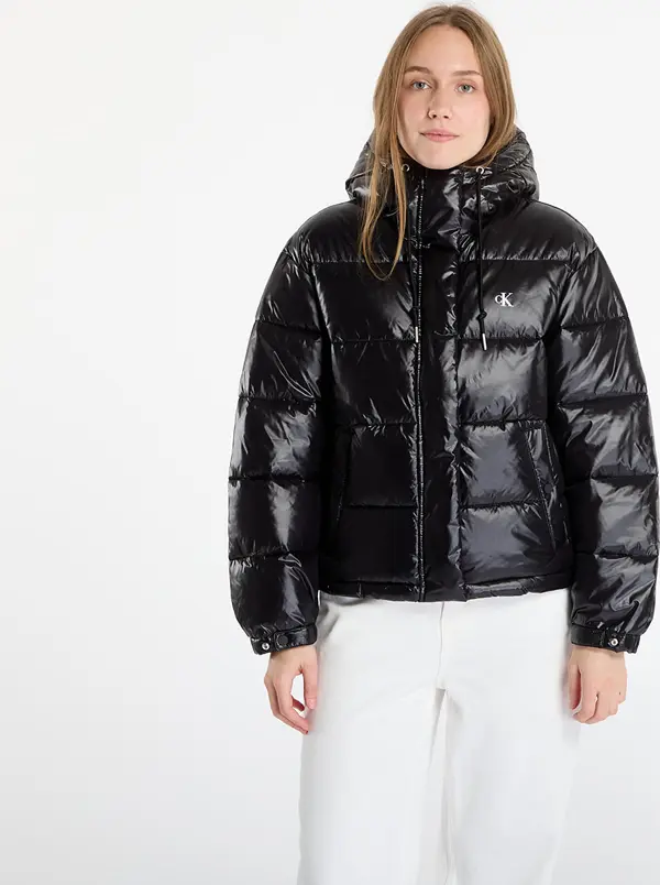 Calvin Klein Jakna Calvin Klein Jeans Shine Puffer Jacket Black L