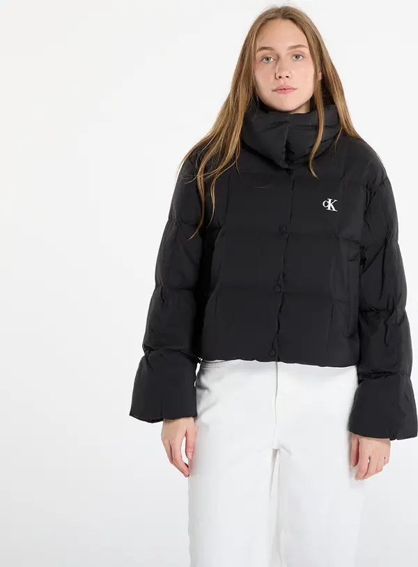 Calvin Klein Jakna Calvin Klein Jeans Short Down Puffer Jacket Black S