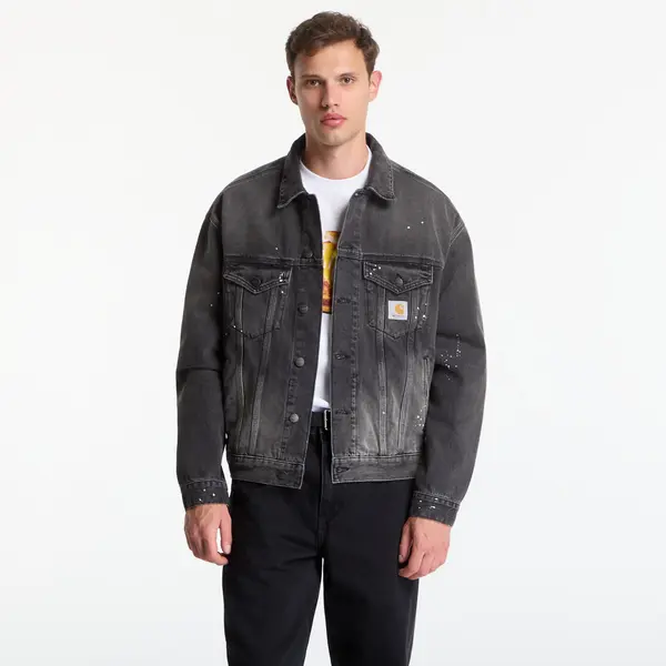 Carhartt WIP Jakna Carhartt WIP Helston Jacket UNISEX Black Destroy Wash, Splatter XL