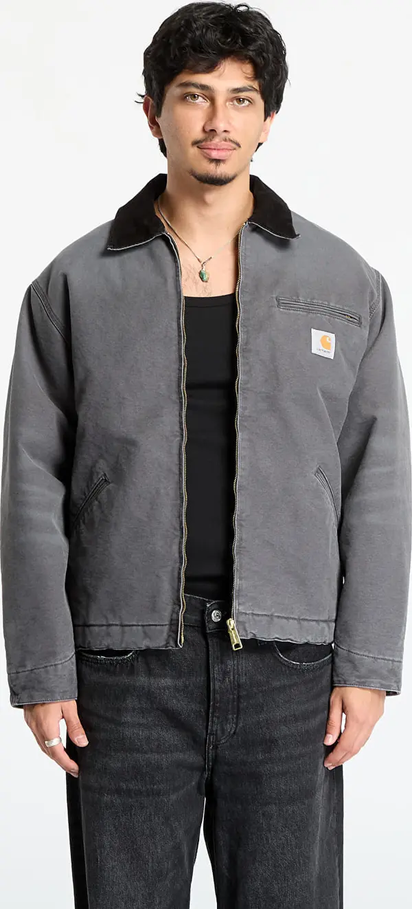 Carhartt WIP Jakna Carhartt WIP OG Detroit Jacket UNISEX Graphite/ Black Stone Canvas S