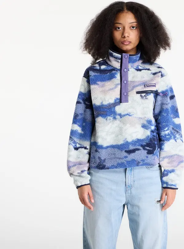 Columbia Jakna Columbia Helvetia™ II Cropped Sherpa Half Snap Fleece With Print Nocturnal/ Dreaming L