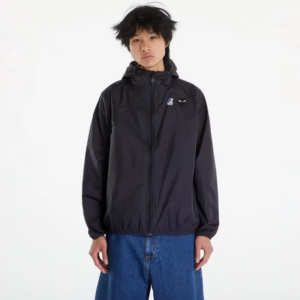 Comme des Garçons PLAY Jakna Comme des Garçons PLAY x K-Way Emblem Jacket UNISEX Black Pure XXL