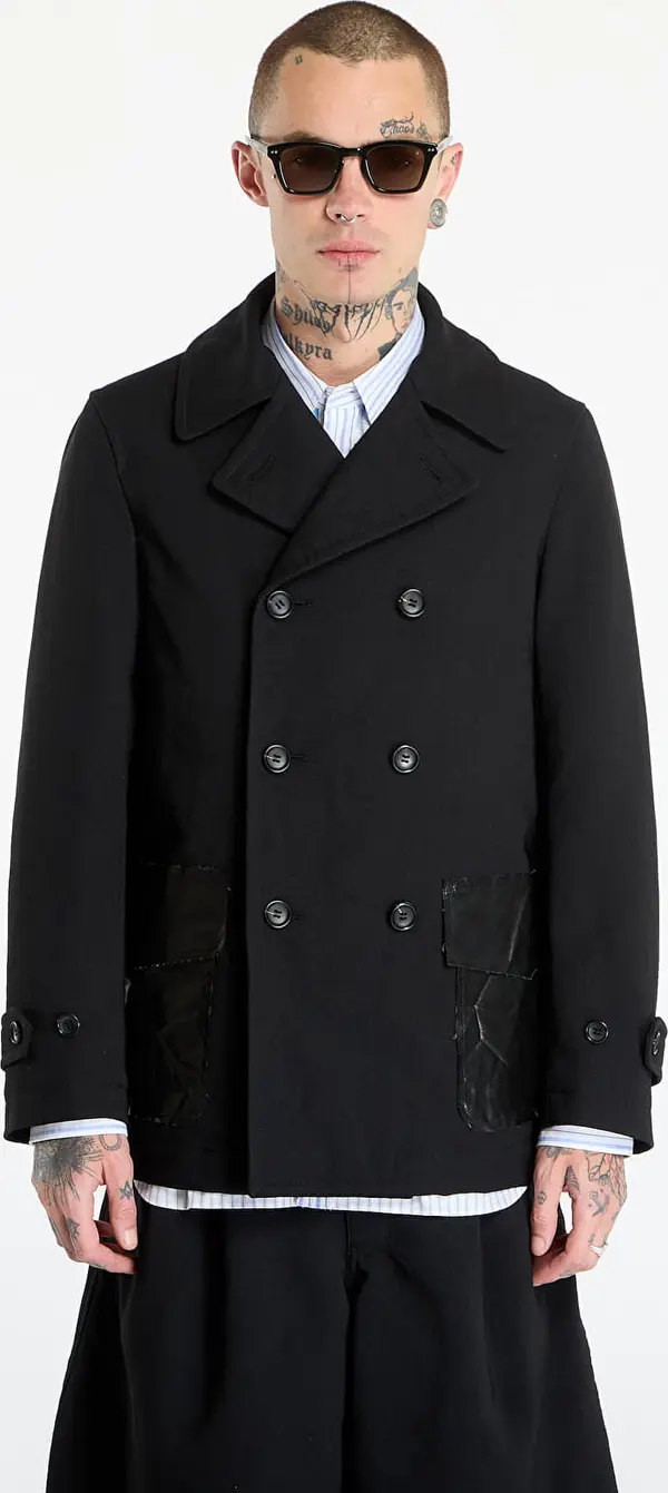 Comme des Garçons SHIRT Jakna Comme des Garçons SHIRT Double Breasted Coat Black L