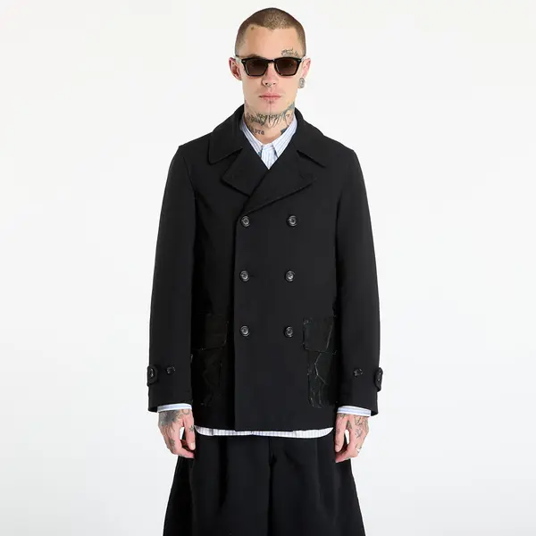 Comme des Garçons SHIRT Jakna Comme des Garçons SHIRT Double Breasted Coat Black M