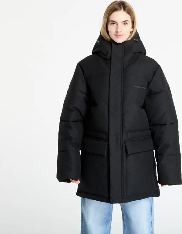 Daily Paper Jakna Daily Paper Oba Monogram Puffer Black M