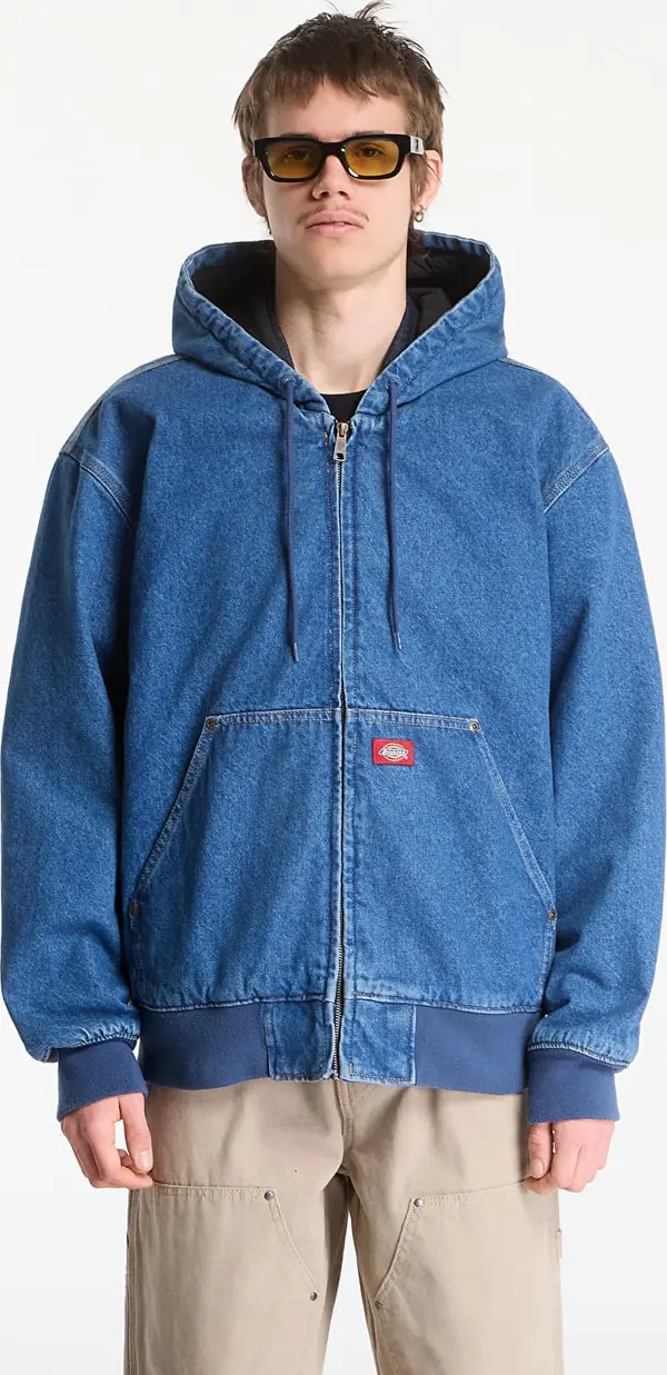 Dickies Jakna Dickies Lined Denim Hooded Bomber Classic Blue S