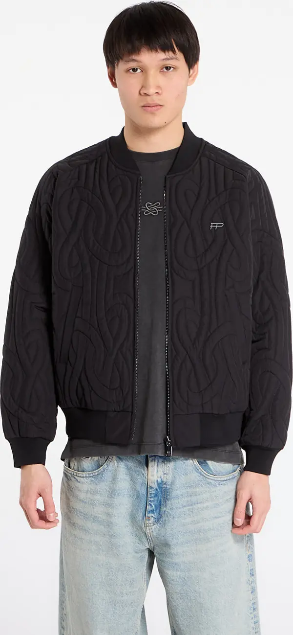 Filling Pieces Jakna Filling Pieces Bomber Quilted Black S