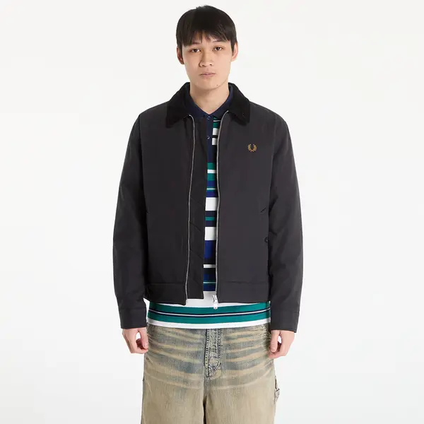 FRED PERRY Jakna FRED PERRY Cotton Caban Jacket Black XXL