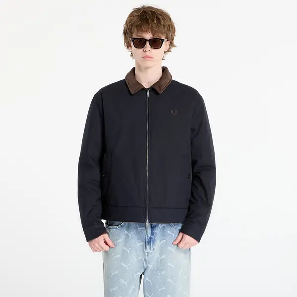 FRED PERRY Jakna FRED PERRY Cotton Caban Jacket Navy M