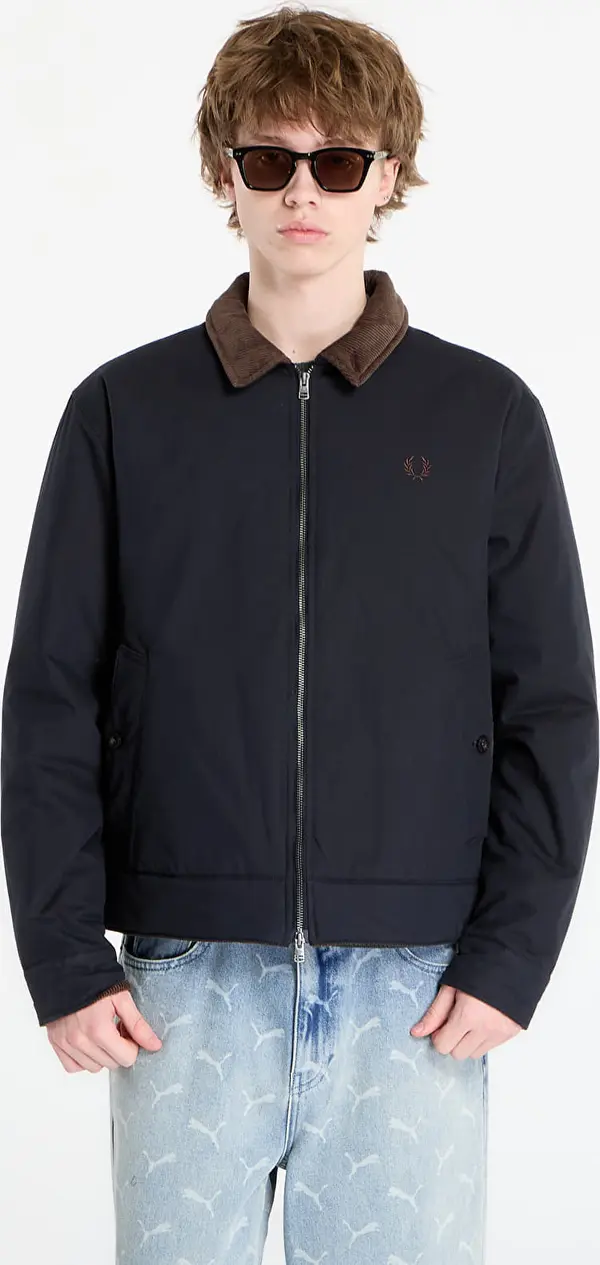 FRED PERRY Jakna FRED PERRY Cotton Caban Jacket Navy M