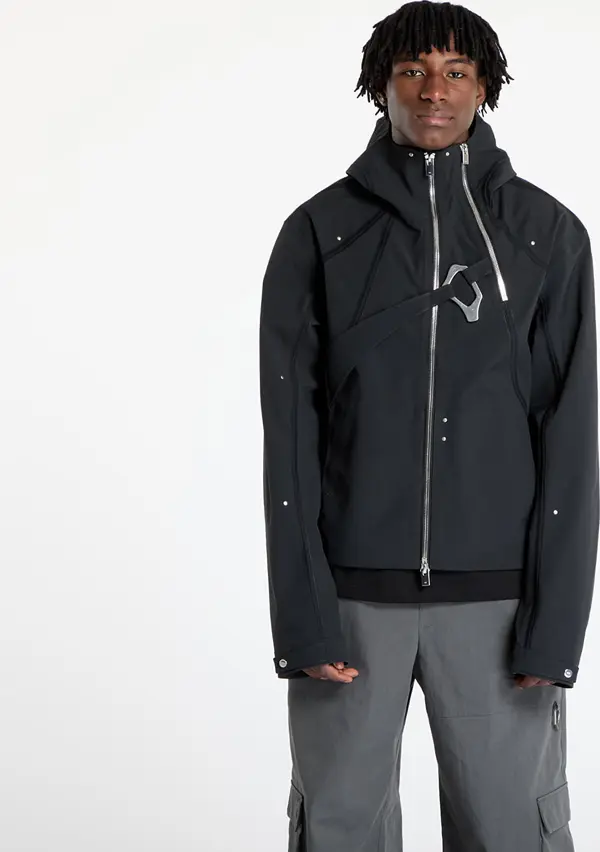 HELIOT EMIL Jakna HELIOT EMIL Moire Technical Jacket Black 54