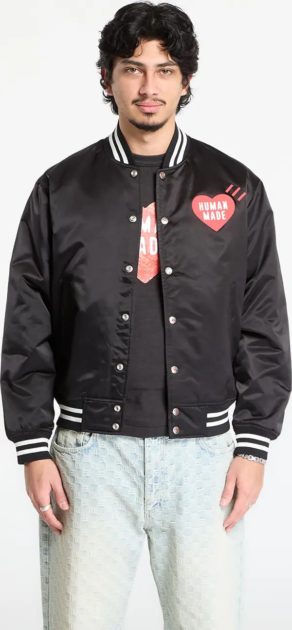 HUMAN MADE Jakna HUMAN MADE Nylon Stadium Jacket UNISEX Black S