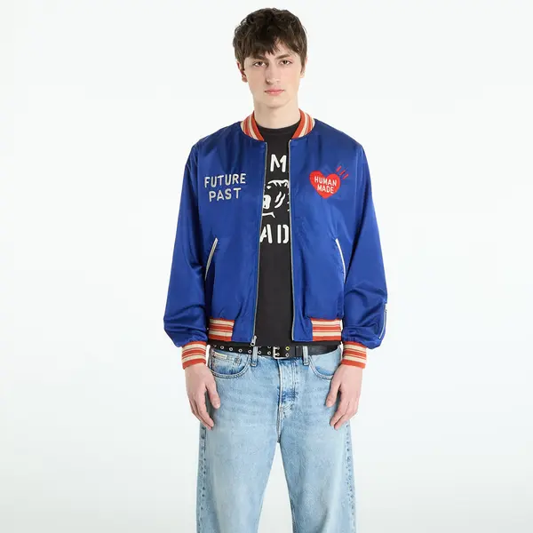 HUMAN MADE Jakna HUMAN MADE Satin Jacket UNISEX Blue L