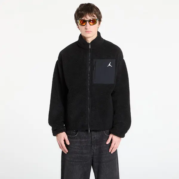 Jordan Jakna Jordan Flight Men’s High Pile Shearling Jacket Black/ White XL