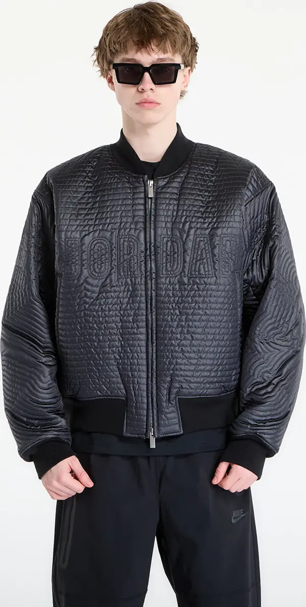Jordan Jakna Jordan Flight Men's Nylon Varsity Jacket Black XXL