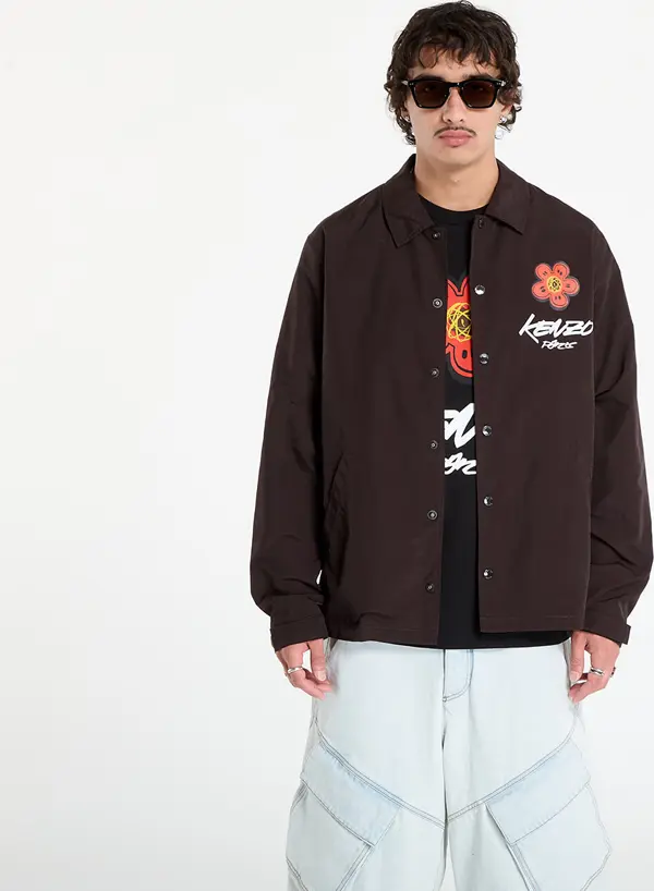 KENZO Jakna KENZO x FUTURA 2000 Light Coach Jacket Chocolate L