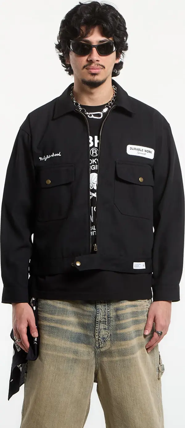 NEIGHBORHOOD Jakna NEIGHBORHOOD Zip Work Jacket Black L