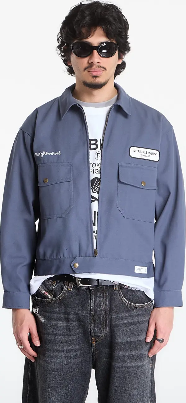 NEIGHBORHOOD Jakna NEIGHBORHOOD Zip Work Jacket Blue/ Gray XL