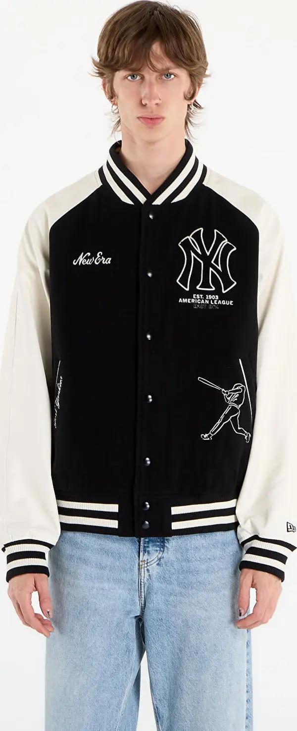 New Era Jakna New Era MLB Varsity Jacket New York Yankees UNISEX Black M