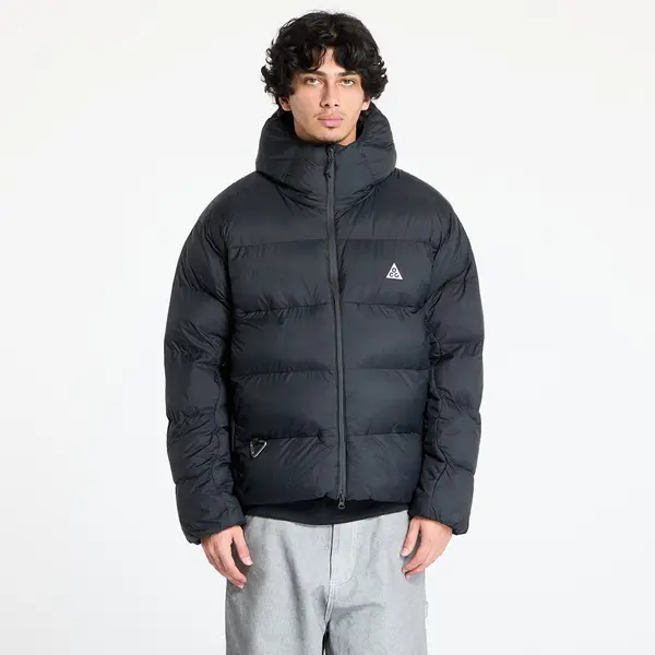 Nike Jakna Nike ACG "Lunar Lake" Puffer Men's Therma-FIT ADV Loose Hooded Jacket Black/ Black/ Summit White M