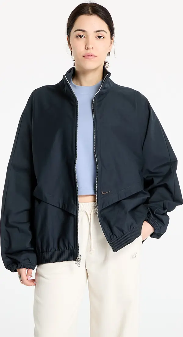 Nike Jakna Nike Sportswear Collection Women's Oversized Windrunner Twill Jacket Black/ Black/ Velvet Brown M
