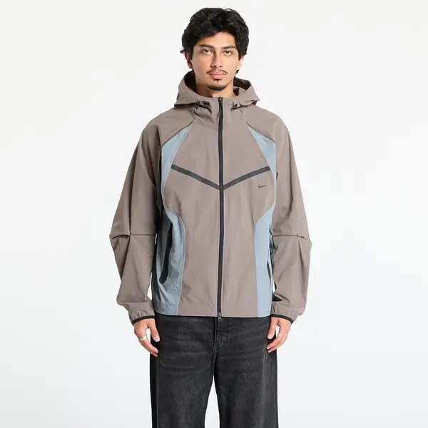Nike Jakna Nike Tech Men's Dri-FIT Woven Color-Block Windrunner Loose Jacket Cave Stone/ Cool Grey/ Black XL