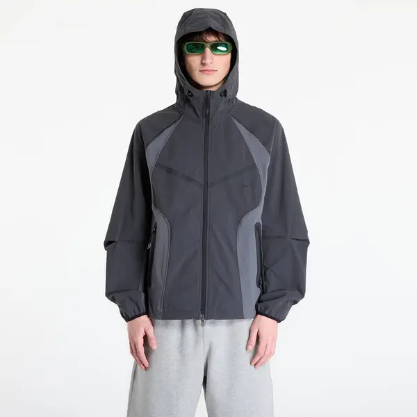 Nike Jakna Nike Tech Men's Dri-FIT Woven Full-Zip Color-Block Windrunner Jacket Anthracite/ Iron Grey/ Black S