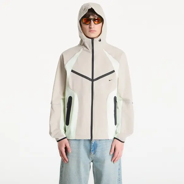 Nike Jakna Nike Tech Men's Dri-FIT Woven Full-Zip Color-Block Windrunner Jacket Cream Ii/ Volt Tint/ Black L
