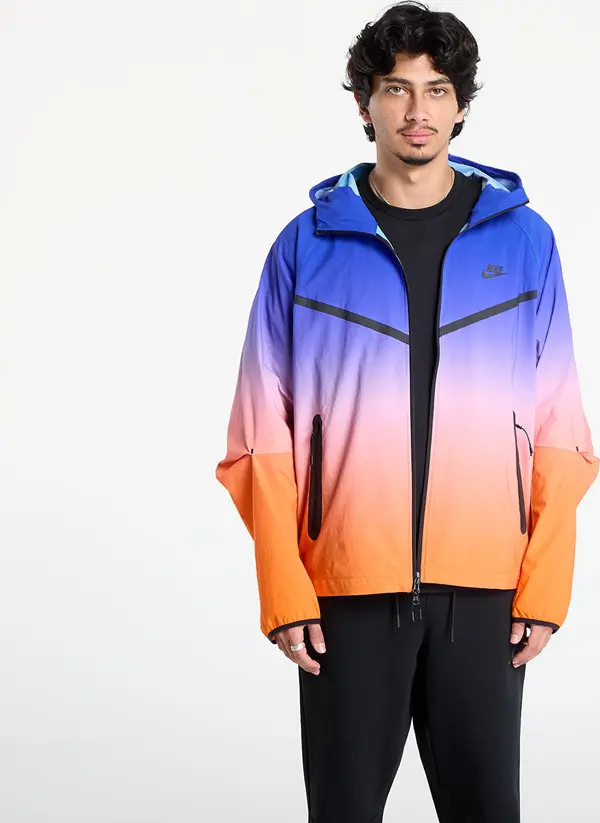 Nike Jakna Nike Tech Men's Woven Full-Zip Jacket Game Royal/ Safety Orange S