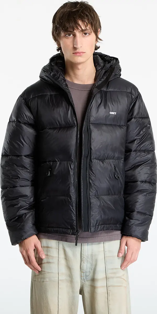 OBEY Clothing Jakna OBEY Stratus Puffer Jacket Black L