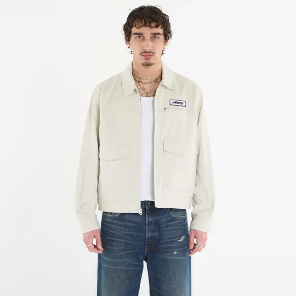 OBEY Clothing Jakna OBEY Walter Work Jacket Silver Birch Faded Wash M