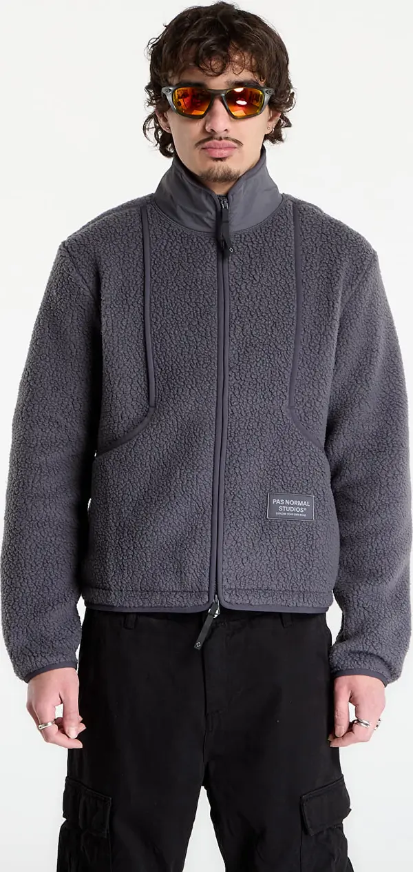 Pas Normal Studios Jakna Pas Normal Studios Off-Race Pile Fleece Jacket Steel M