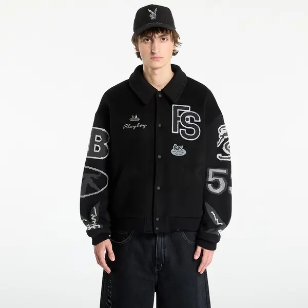 FTSHP Jakna Playboy x FTSHP Varsity Jacket UNISEX Black C XL