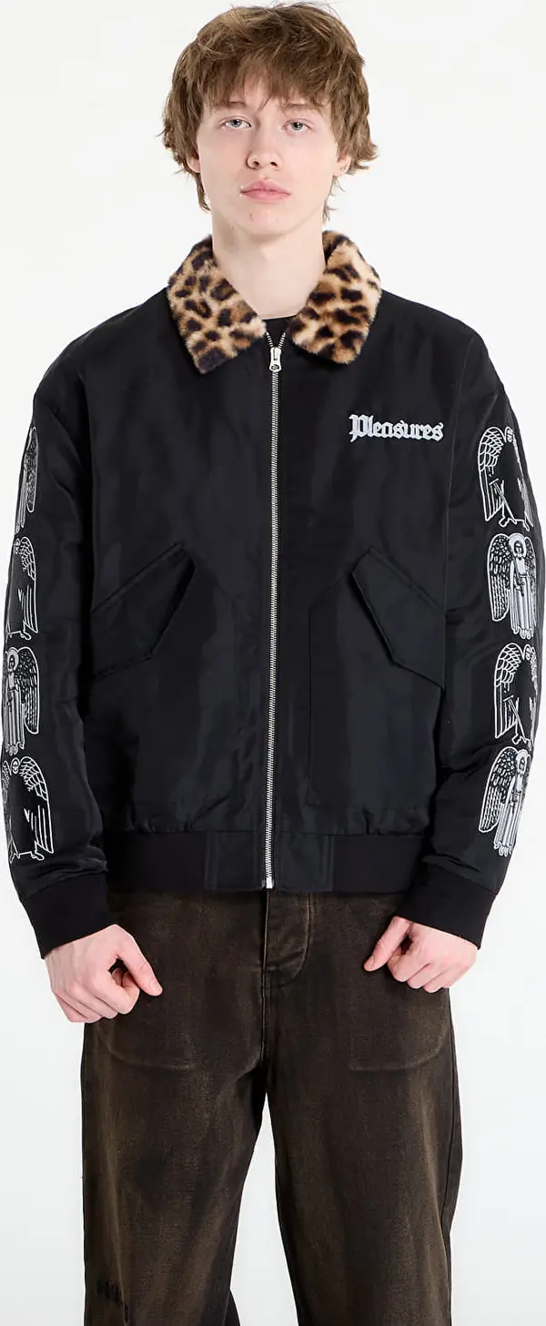 PLEASURES Jakna PLEASURES Angel Demon Flight Jacket Black XL