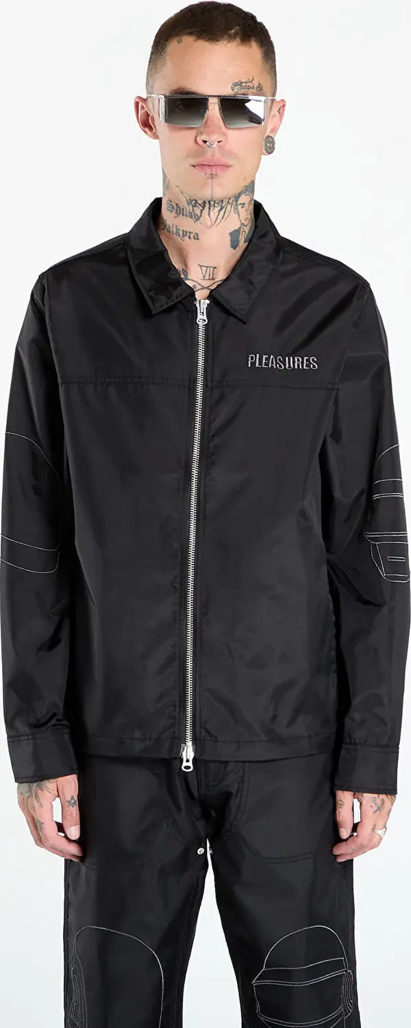 PLEASURES Jakna PLEASURES Daft Club Helmets Nylon Work Jacket Black S