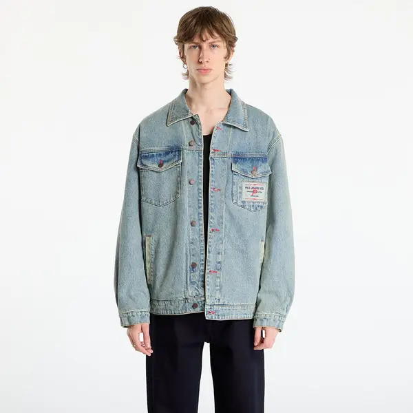 PLEASURES Jakna PLEASURES Park Insulated Denim Jacket Indigo L